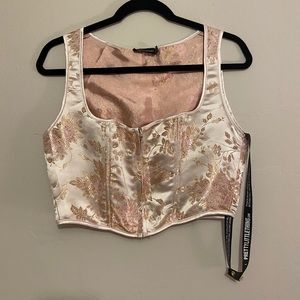 Pretty little thing satin corset